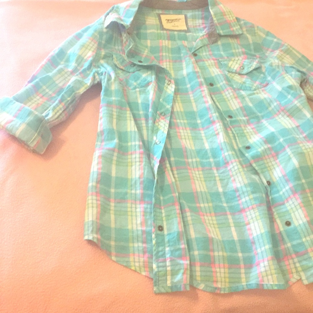 Bright Plaid Shirt